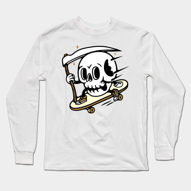 Skullboading Long Sleeve T-Shirt by quilimo
